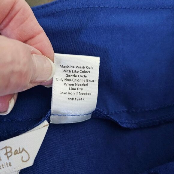 Lulu-B Black Pull On Bermuda Shorts and Coral Bay Blue shorts both sz 8 - Picture 10 of 10